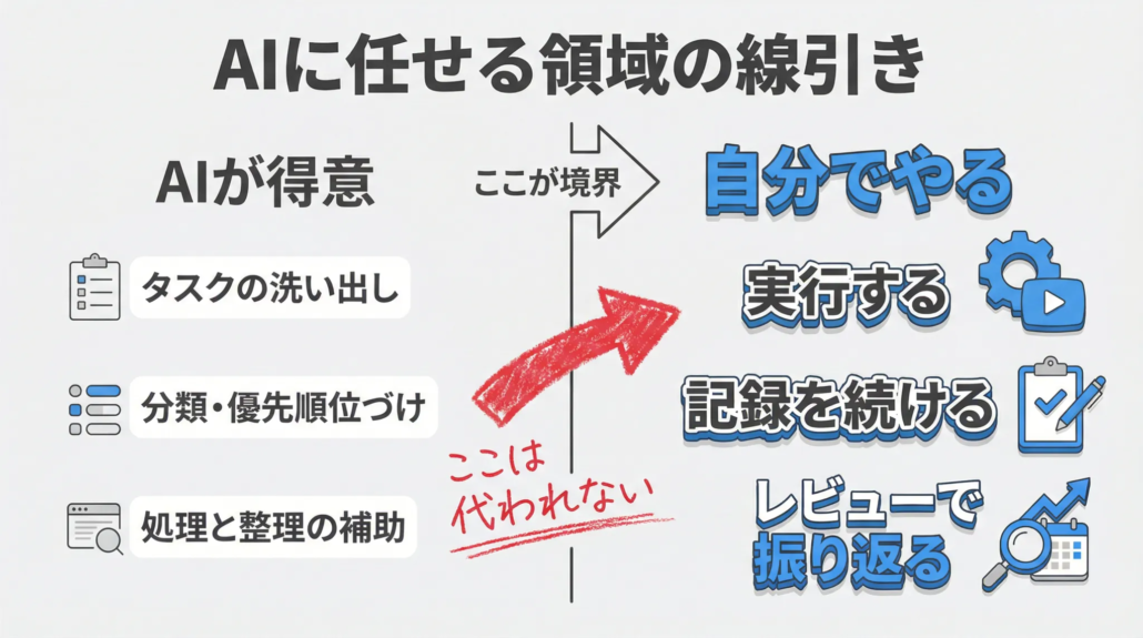 AIに任せる領域の難しさ