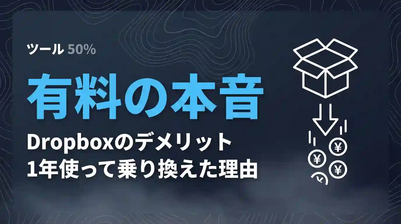 有料の本音Dropboxのデメリットと乗り換えの理由 (1) (1)