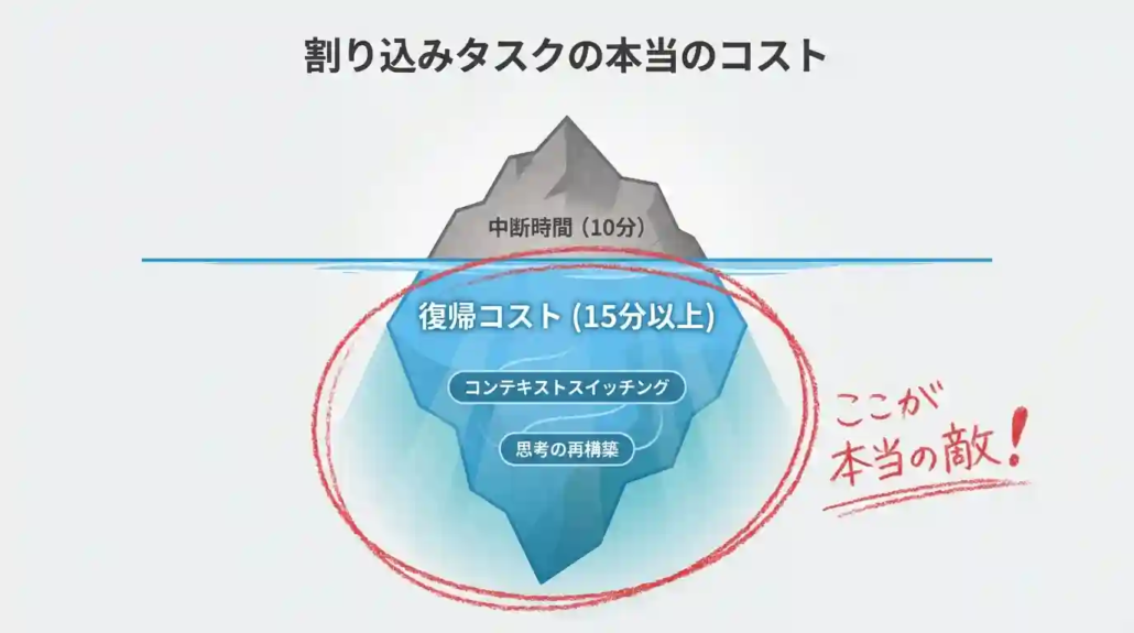 割り込みタスクの本当のコスト