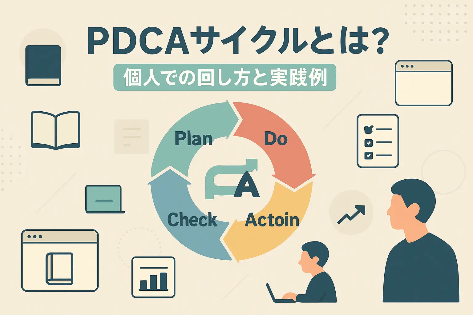 PDCAサイクルとは？個人での回し方と実践例を解説【初心者向け】