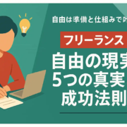 フリーランス自由の現実5つの真実と成功法則