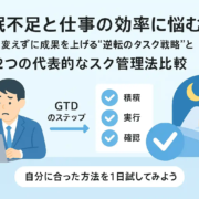 睡眠不足と仕事の効率に悩む人へ