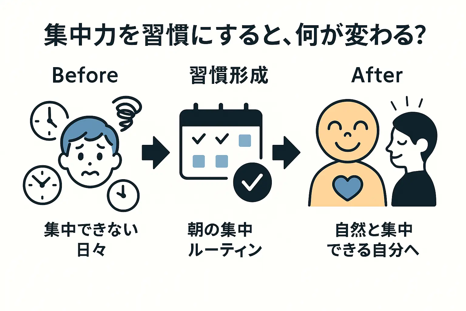 集中力の習慣化
