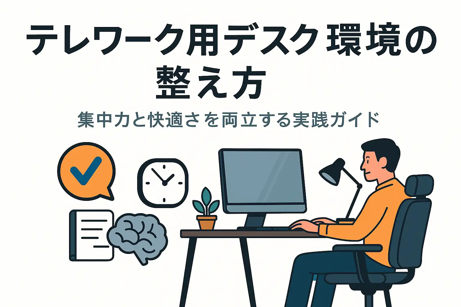 テレワーク用デスク環境の整え方