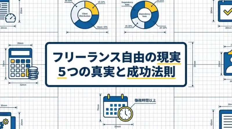 フリーランス自由の現実5つの真実と成功法則