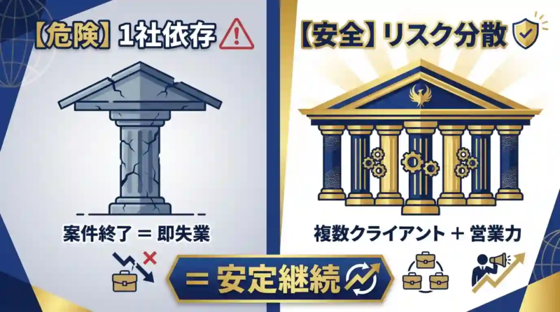 フリーランス・案件継続の安全性