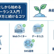 スキルなしから始める在宅フリーランス入門｜仕事の選び方と続けるコツ
