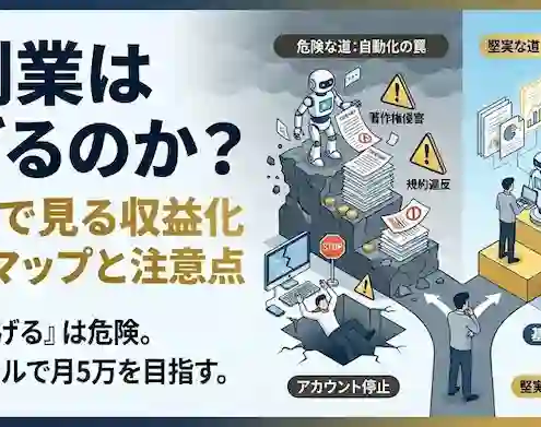 AI副業は稼げるのか｜実体験で見る収益化ロードマップと注意点