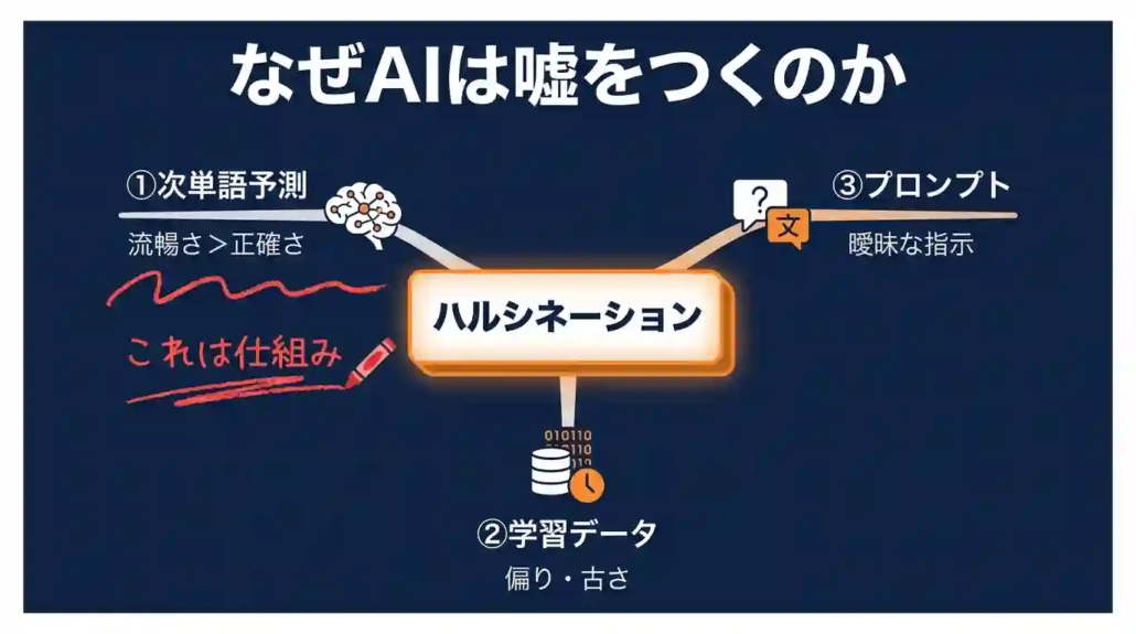 なぜAIは嘘をつくのか