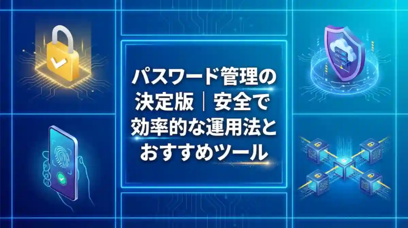 パスワード管理決定版